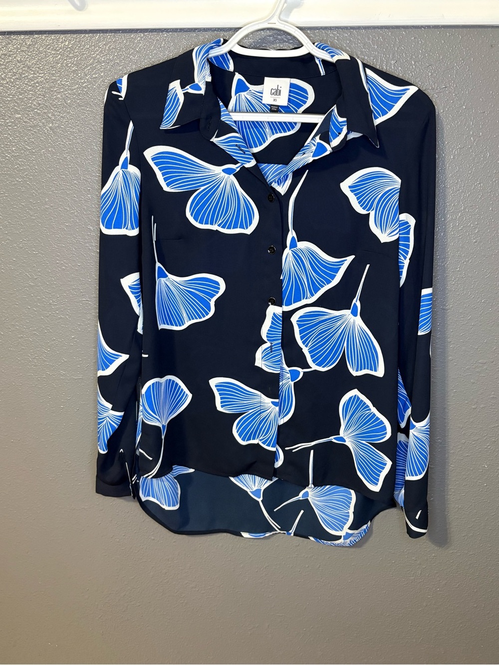 Cabi Women's XS Floral Print Blouse (SKU 169)